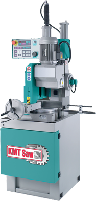 14" CNC automatic saw fully programmable; 4" round capacity; 4 x 7" rectangle capacity; ferrous cutting variable speed 13-89 rpm; 4HP 3PH 230/460V; 1900lbs - Strong Tooling
