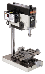 Mill Drill - 1JT Spindle - 3-1/2 x 8'' Table Size - 1/5HP; 1PH; 110V Motor - Strong Tooling