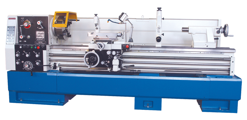 224120A 22" x 120" Gear Head Toolroom Lathe; (12) 35-1250 RPM Spindle Speeds; D1-8 Spindle; Spindle Hole Dia. 4-1/8"; 15HP 220/440volt/3ph - Strong Tooling