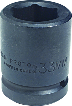 Proto® 1" Drive Impact Socket 27 mm - 6 Point - Strong Tooling