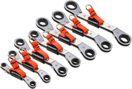 Proto® Tether-Ready 7 Piece Offset Double Box Reversible Ratcheting Metric Wrench Set - 6 & 12 Point - Strong Tooling