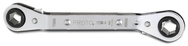 Proto® Offset Double Box Reversible Ratcheting Wrench 11 x 13 mm - 6 Point - Strong Tooling