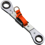 Proto® Tether-Ready Offset Double Box Reversible Ratcheting Wrench 7 x 8 mm - 6 Point - Strong Tooling