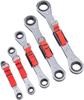 Proto® Tether-Ready 5 Piece Double Box Ratcheting Wrench Set - 6 & 12 Point - Strong Tooling