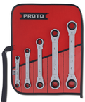 Proto® 5 Piece Metric Reversible Ratcheting Box Wrench Set - 12 Point - Strong Tooling