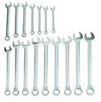 Proto® 16 Piece Satin Combination Wrench Set - 12 Point - Strong Tooling