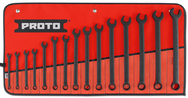 Proto® 15 Piece Black Oxide Metric Combination ASD Wrench Set - 12 Point - Strong Tooling