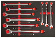 Proto® Foamed 15 Piece Combination Wrench Set -Full Polish- 12 Point - Strong Tooling