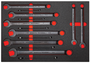 Proto® Foamed 14 Piece Combination Wrench Set- Black Chrome- 12 Point - Strong Tooling