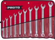 Proto® 10 Piece Full Polish Combination ASD Wrench Set - 6 Point - Strong Tooling