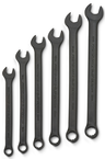 Proto® 6 Piece Black Oxide Antislilp Metric Combination Wrench Set - 12 Point - Strong Tooling