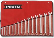 Proto® 15 Piece Full Polish Combination Spline Wrench Set - 12 Point - Strong Tooling