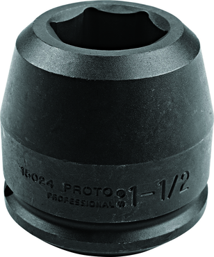 Proto® 1-1/2" Drive Impact Socket 2-3/16" - 6 Point - Strong Tooling