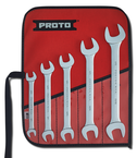 Proto® 5 Piece Satin Metric Open-End Wrench Set - Strong Tooling