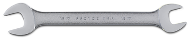 Proto® Satin Open-End Wrench - 18 mm x 19 mm - Strong Tooling