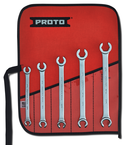 Proto® 5 Piece Metric Double End Flare Nut Wrench Set - 6 Point - Strong Tooling