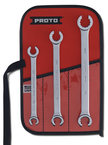 Proto® 3 Piece Double End Flare Nut Wrench Set - 12 Point - Strong Tooling