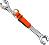 Proto® Tether-Ready Satin Flare-Nut Wrench 1/2" x 9/16" - 6 Point - Strong Tooling