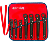 Proto® 7 Piece Ratcheting Flare Nut Wrench Set - 12 Point - Strong Tooling