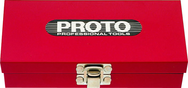Proto® Tool Box, Red, 11-9/16" W x 11-1/8" D x 1-5/8" H - Strong Tooling
