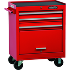 Proto® 440SS 27" Roller Cabinet - 3 Drawer, Red - Strong Tooling
