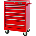 Proto® 440SS 27" Roller Cabinet - 7 Drawer, Red - Strong Tooling