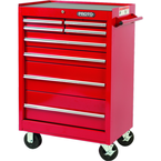 Proto® 440SS 27" Roller Cabinet - 8 Drawer, Red - Strong Tooling