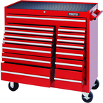 Proto® 440SS 41" Workstation - 15 Drawer, Red - Strong Tooling