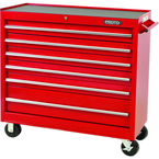 Proto® 440SS 41" Workstation - 6 Drawer, Red - Strong Tooling
