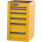 Proto® 450HS Side Cabinet - 5 Drawer, Yellow - Strong Tooling