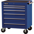 Proto® 450HS 34" Roller Cabinet - 6 Drawer, Blue - Strong Tooling
