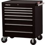 Proto® 450HS 34" Roller Cabinet - 7 Drawer, Black - Strong Tooling