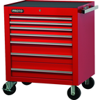 Proto® 450HS 34" Roller Cabinet - 7 Drawer, Red - Strong Tooling