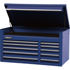 Proto® 450HS 50" Top Chest - 10 Drawer, Blue - Strong Tooling