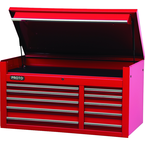Proto® 450HS 50" Top Chest - 10 Drawer, Red - Strong Tooling