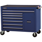 Proto® 450HS 50" Workstation - 7 Drawer & 1 Shelf, Blue - Strong Tooling