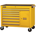 Proto® 450HS 50" Workstation - 7 Drawer & 1 Shelf, Yellow - Strong Tooling