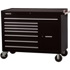 Proto® 450HS 50" Workstation - 8 Drawer & 2 Shelves, Black - Strong Tooling