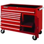 Proto® 450HS 50" Workstation - 8 Drawer & 1 Shelf, Red - Strong Tooling