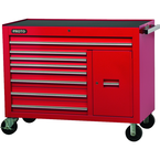 Proto® 450HS 50" Workstation - 8 Drawer & 2 Shelves, Red - Strong Tooling
