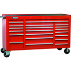 Proto® 450HS 67" Workstation - 20 Drawer, Red - Strong Tooling