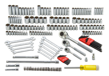 Proto® 1/4", 3/8", 1/2" Drive 184 Piece Socket Set- 6 & 12 - Tools Only - Strong Tooling