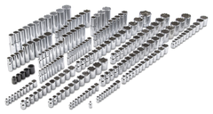 Proto® 1/4", 3/8", & 1/2" Drive 205 Piece Socket Set- 6, 8, and 12 Point - Strong Tooling