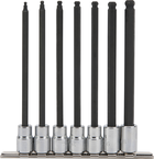 Proto® 3/8" Drive 7 Piece Ball Style Extra Long Hex Bit Set - Strong Tooling