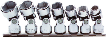 Proto® 3/8" Drive 7 Piece Universal Socket Set - 6 Point - Strong Tooling