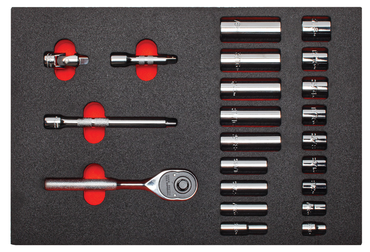 Proto® Foam Tray for Tool Set J52136 with Classic Pear Head Ratchet- 11x16" - Strong Tooling