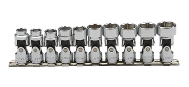 Proto® 3/8" Drive 10 Piece Metric Universal Socket Set - 6 Point - Strong Tooling