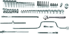 Proto® 3/8" Drive 57 Piece Metric Socket Set - 12 Point - Tools Only - Strong Tooling