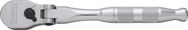 Proto® 1/4" Drive Flex Head Precision 90 Pear Head Ratchet Long 9"- Full Polish - Strong Tooling