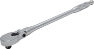 Proto® 1/2" Drive Flex Head Precision 90 Pear Head Ratchet Long 18"- Full Polish - Strong Tooling